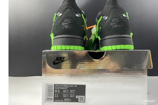 CU6015-001 O-W DUNK “”GREEN AIR STRIKE“ NIKE RUBBER 0302